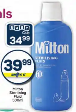 Pick n Pay Milton Sterilising Fluid offer