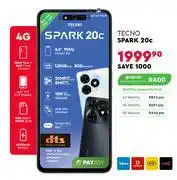 Edgars Tecno Spark 20c 4G offer