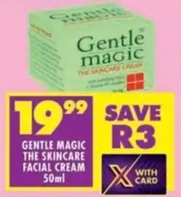 Shoprite Gentle magic the skincare facial cream offer