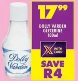 Shoprite Dolly varden glycerine offer