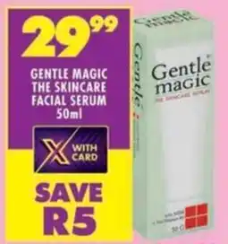 Shoprite Gentle magic the skincare facial serum offer