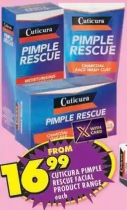 Shoprite Cuticura pimple rescue facial product range offer