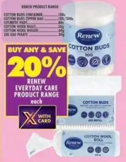 Shoprite Renew everyday care product range offer