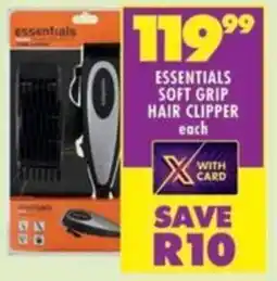 Shoprite Essentials soft grip hair clipper offer