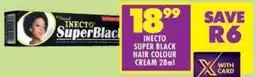 Shoprite Inecto super black hair colour cream offer
