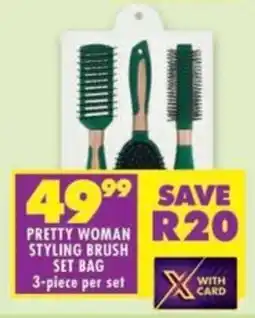 Shoprite Pretty woman styling brush set bag offer