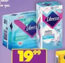 Shoprite Libresse scented/ unscented pantyliners/ sanitary pads offer