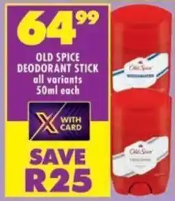 Shoprite Old spice deodorant for men all variants offer