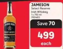 Makro JAMESON Select Reserve Irish Whiskey offer
