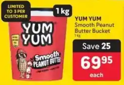 Makro YUM YUM Smooth Peanut Butter Bucket offer