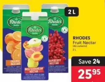 Makro RHODES Fruit Nectar offer