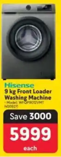 Makro Hisense Front Loader Washing Machine offer
