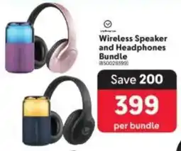 Makro Volkano Wireless Speaker and Headphones Bundle offer