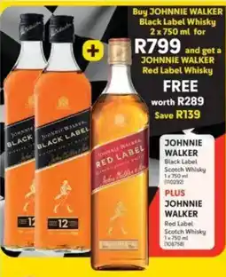 Makro JOHNNIE WALKER Black Label Whisky offer