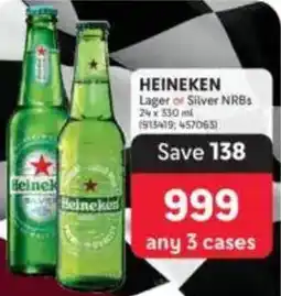 Makro HEINEKEN Lager or Silver NRBs offer