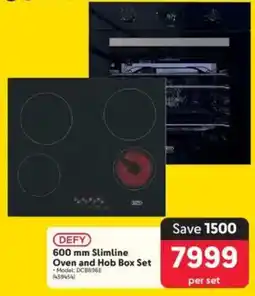 Makro DEFY 600 mm Slimline Oven and Hob Box Set offer