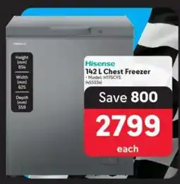Makro Hisense Chest Freezer offer