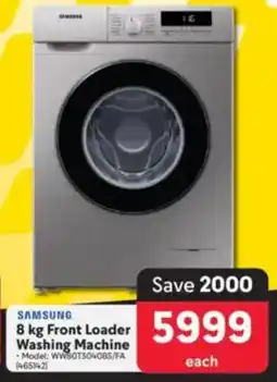 Makro SAMSUNG Front Loader Washing Machine offer