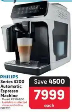 Makro PHILIPS Series 3200 Automatic Espresso Machine offer
