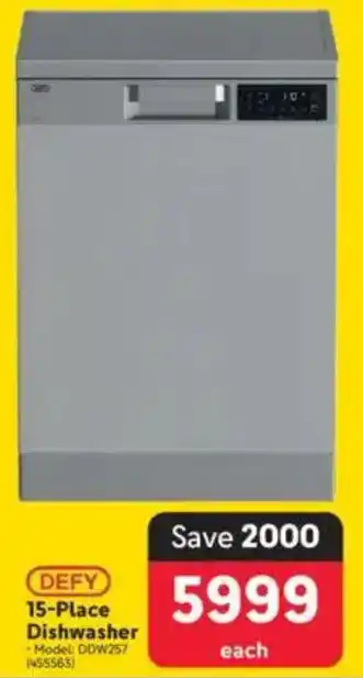 Makro DEFY 15-Place Dishwasher offer