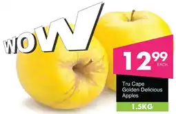 Save Hyper Tru Cape Golden Delicious Apples offer