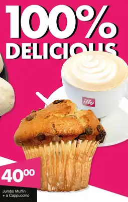 Save Hyper Jumbo Muffin + a Cappuccino offer