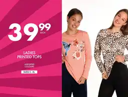 Ladies printed tops