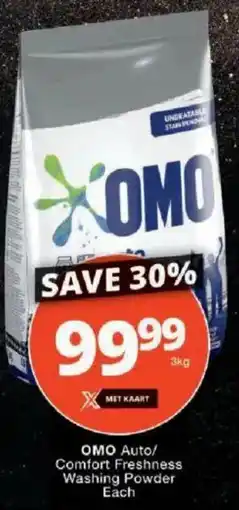Checkers OMO Auto/ Comfort Freshness Washing Powder offer