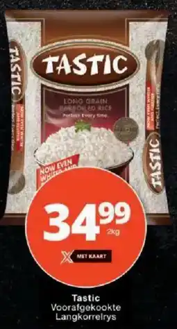 Checkers Tastic long grain parboiled rice offer