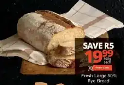 Checkers Fresh Large 50% Rye Bread offer