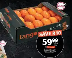 Checkers Export Quality Tango Fruit offer
