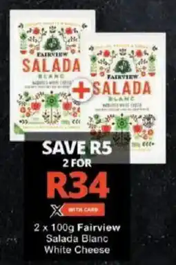 Checkers Fairview Salada Blanc White Cheese offer