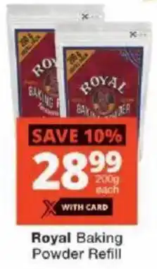 Checkers Royal Baking Powder Refill offer