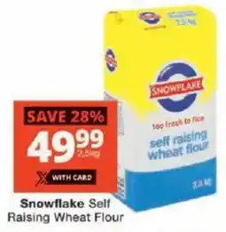 Checkers Snowflake Self Raising Wheat Flour offer