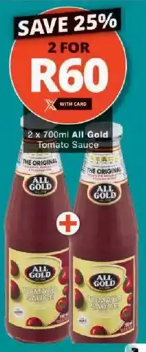 Checkers All Gold Tomato Sauce offer