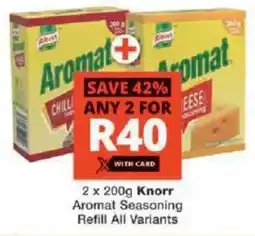 Checkers Knorr Aromat Seasoning Refill All Variants offer