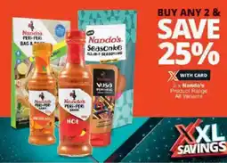 Checkers Nando's Product Range All Variants offer