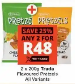 Checkers Truda Flavoured Pretzels All Variants offer