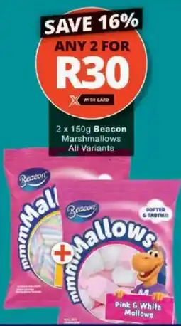 Checkers Beacon Marshmallows All Variants offer