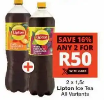 Checkers Lipton Ice Tea All Variants offer