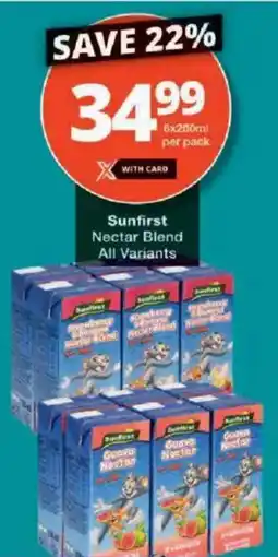 Checkers Sunfirst Nectar Blend All Variants offer