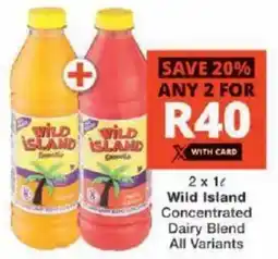 Checkers Wild Island Concentrated Dairy Blend All Variants offer