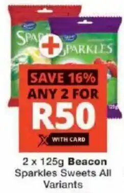 Checkers Beacon Sparkles Sweets All Variants offer