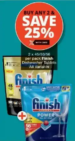 Checkers Finish Dishwasher Tablets All Variants offer