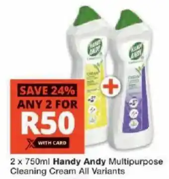Checkers Handy Andy Multipurpose Cleaning Cream All Variants offer