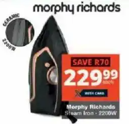 Checkers Morphy Richards Steam Iron offer