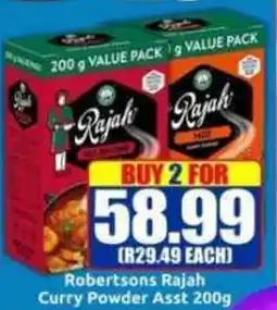 Three Star Cash and Carry Robertsons Rajah Curry Powder Asst offer