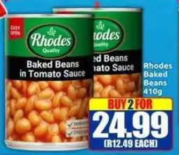 Three Star Cash and Carry Rhodes Baked Beans offer