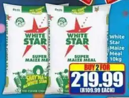Three Star Cash and Carry White Star Maize Meal offer