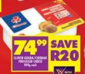 Shoprite Clover Gouda/Cheddar Processed Cheese offer